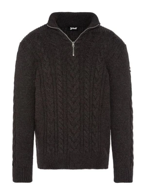 Sweter Schott brązowy