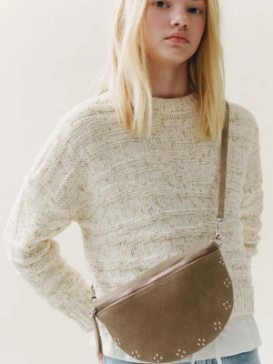 Sweter ścieg pleciony kremowy / écru - Dzieci - lata - MANGO KIDS