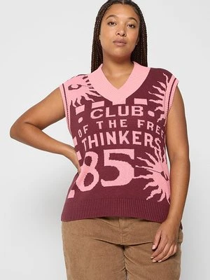 Sweter Scotch & Soda bordowy