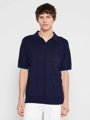 Sweter Scotch & Soda granatowy
