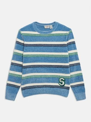 Sweter Scotch & Soda jasnoniebieski