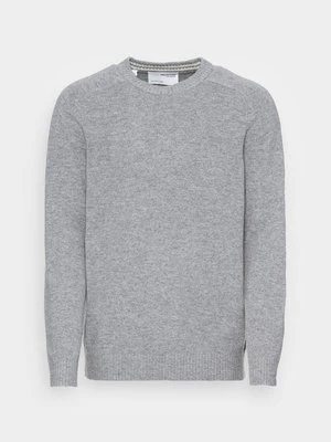 Sweter Selected szary melanż