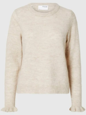 Sweter Selected beżowy