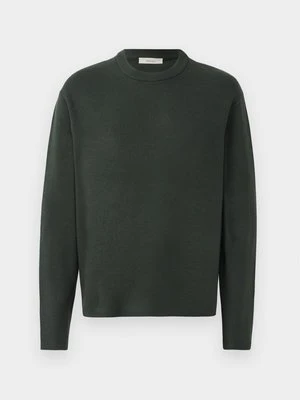Sweter Selected ciemnozielony