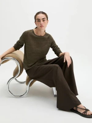 Sweter slim Marc O'Polo hnědá