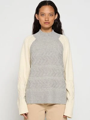 Sweter Soaked in Luxury liliowy melanż