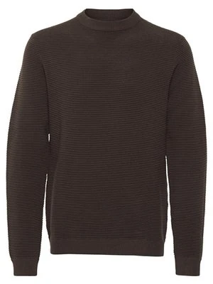 Sweter !solid ciemnobrązowy