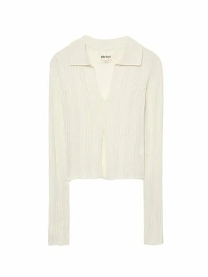 Sweter Stradivarius biały