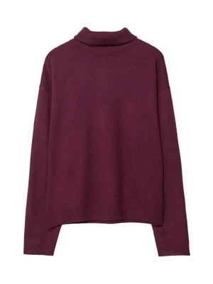 Sweter Stradivarius ciemnoczerwony