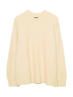 Sweter Stradivarius jasnożółty