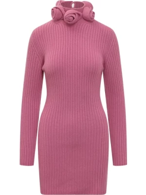 Sweter sukienka w różowym kolorze Blumarine