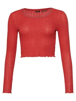 Sweter Superdry czerwony