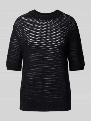 Sweter szydełkowy o kroju regular fit z mieszanki bawełny Tommy Hilfiger