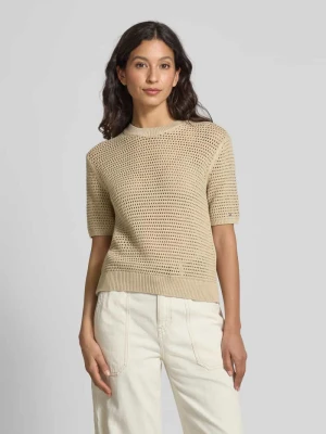 Sweter szydełkowy o kroju regular fit z mieszanki bawełny Tommy Hilfiger