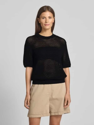 Sweter szydełkowy o kroju regular fit z mieszanki bawełny Tommy Hilfiger