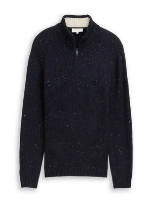 Sweter Tom Tailor niebieski melanż