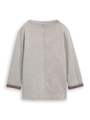 Sweter Tom Tailor ciemnobrązowy
