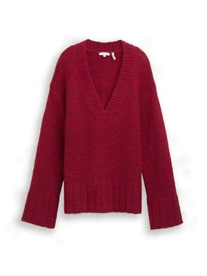 Sweter Tom Tailor czerwony