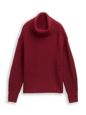 Sweter Tom Tailor czerwony