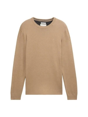 Sweter Tom Tailor jasny brąz