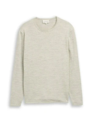 Sweter Tom Tailor oliwkowy melanż