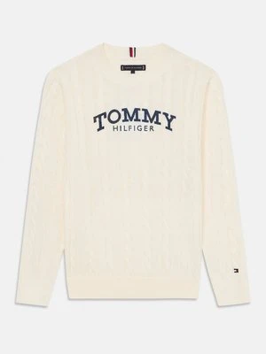 Sweter Tommy Hilfiger mleczny