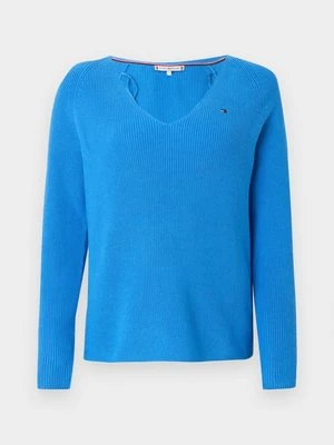 Sweter Tommy Hilfiger niebieski