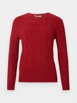 Sweter Tommy Hilfiger czerwony