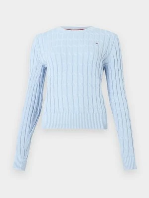Sweter Tommy Hilfiger jasnoniebieski