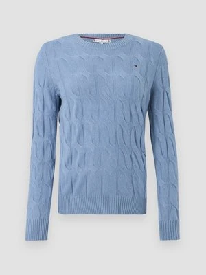 Sweter Tommy Hilfiger niebieski