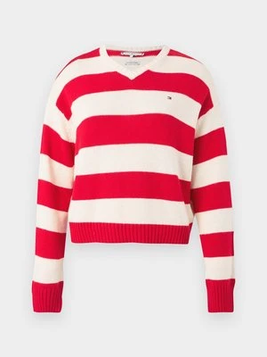 Sweter Tommy Hilfiger czerwony