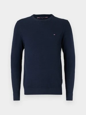 Sweter Tommy Hilfiger granatowy