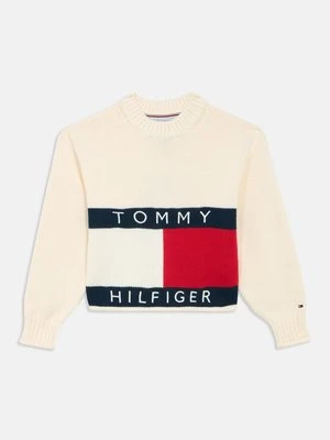 Sweter Tommy Hilfiger mleczny