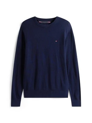 Sweter Tommy Hilfiger granatowy