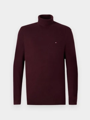 Sweter Tommy Hilfiger bordowy