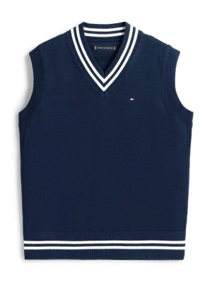 Sweter Tommy Hilfiger granatowy