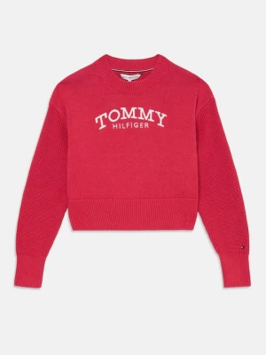 Sweter Tommy Hilfiger jasnoczerwony