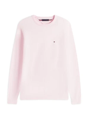 Sweter Tommy Hilfiger jasnoróżowy