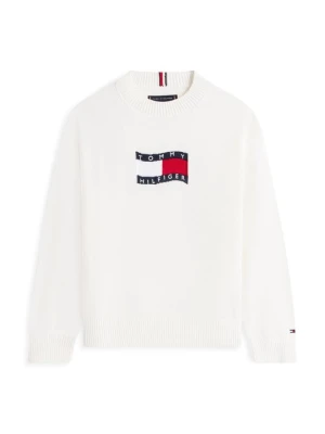 Sweter Tommy Hilfiger mleczny