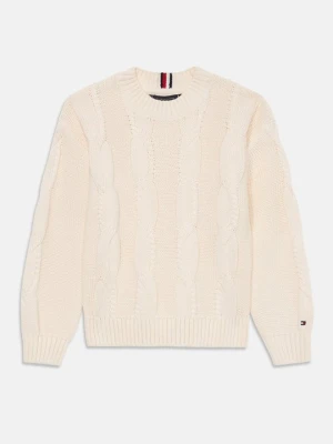 Sweter Tommy Hilfiger mleczny