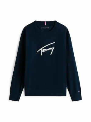 Sweter Tommy Hilfiger niebieski