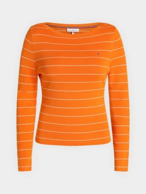 Sweter Tommy Hilfiger pomarańczowy