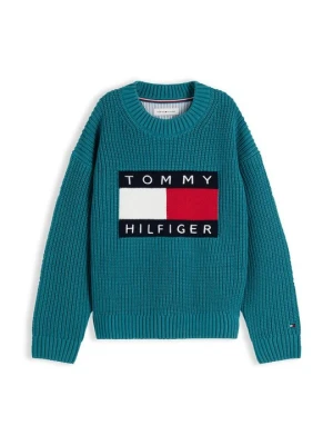 Sweter Tommy Hilfiger zielony