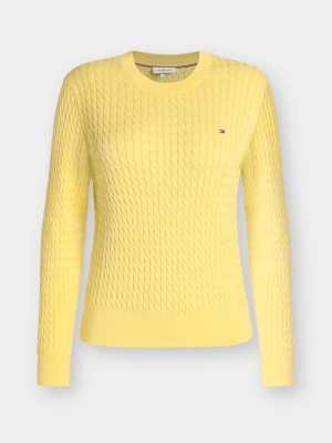 Sweter Tommy Hilfiger żółty