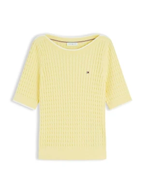 Sweter Tommy Hilfiger żółty