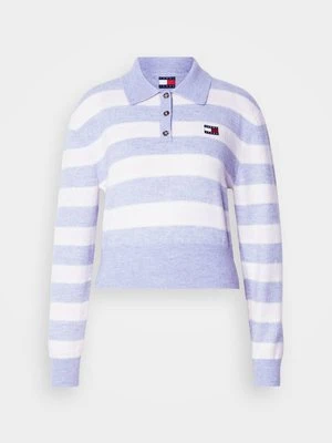 Sweter Tommy Jeans liliowy