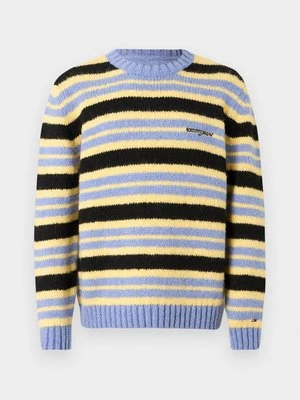 Sweter Tommy Jeans jasnoniebieski