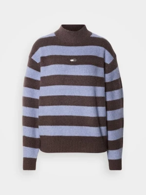 Sweter Tommy Jeans liliowy