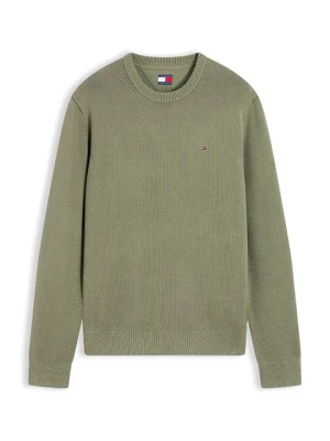 Sweter Tommy Jeans oliwkowy
