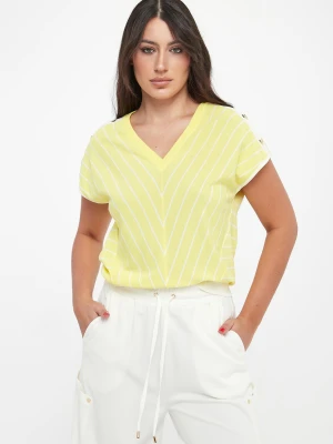 Bluzka dzianinowa damska w paski LIU JO